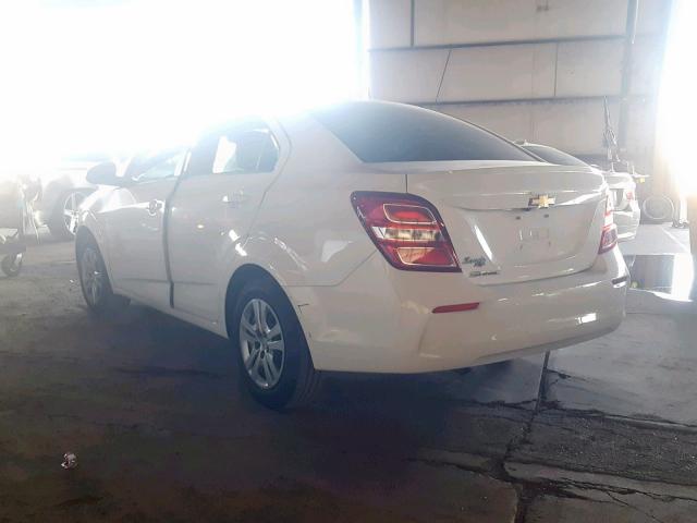 1G1JB5SH8H4148568 - 2017 CHEVROLET SONIC LS 白色 照片 3