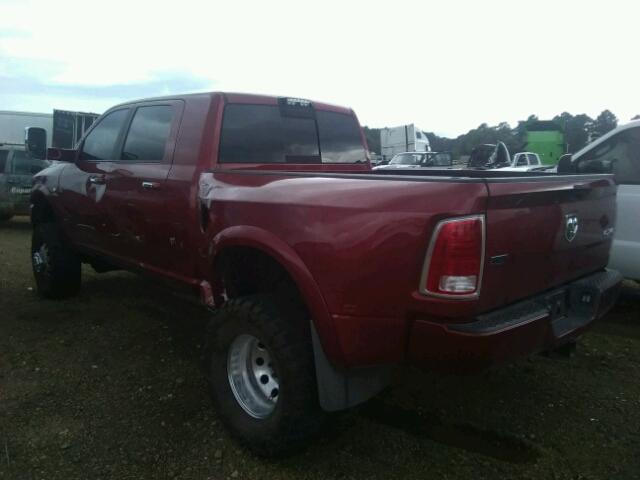 3C63RRML5DG616622 - 2013 RAM 3500 LARAM RED photo 3