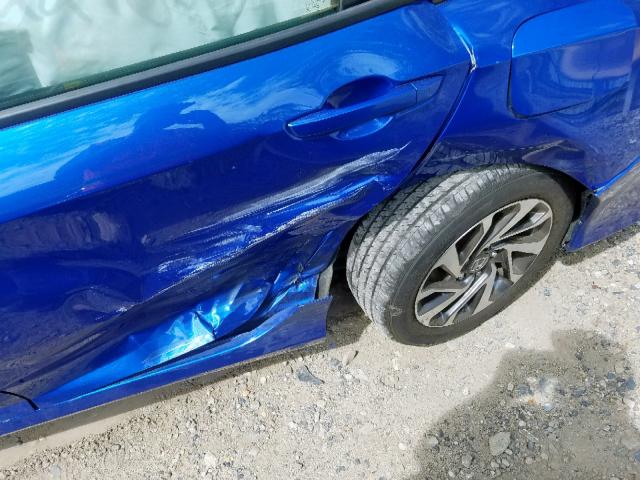 19XFC2F79HE214165 - 2017 HONDA CIVIC EX BLUE photo 9