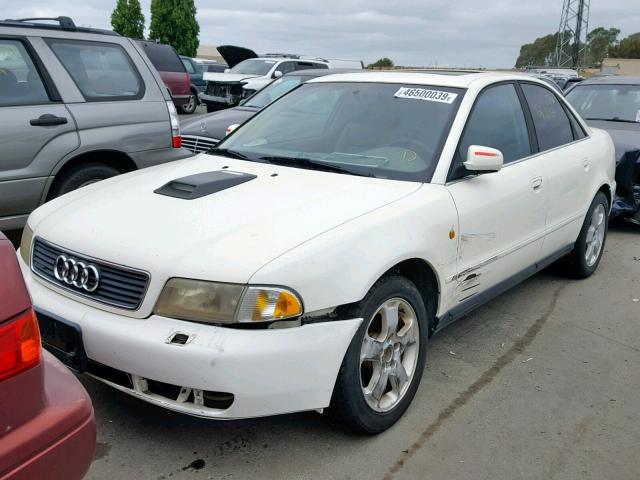 WAUED28D5WA128439 - 1998 AUDI A4 2.8 QUA WHITE photo 2