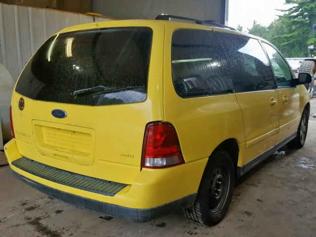 2FMZA57675BA45045 - 2005 FORD FREESTAR S YELLOW photo 4