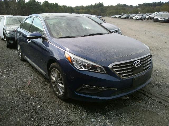 5NPE34AF5FH029058 - 2015 HYUNDAI SONATA SPO BLUE photo 1