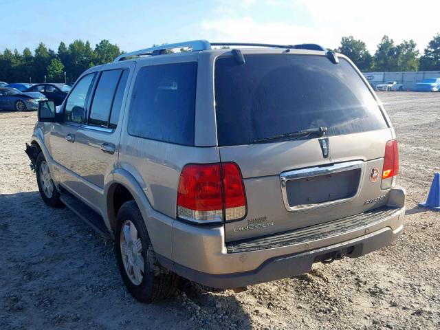 5LMEU68H85ZJ03945 - 2005 LINCOLN AVIATOR Qızıl foto 3