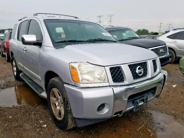 5N1AA08B54N709602 - 2004 NISSAN ARMADA SE SILVER photo 1