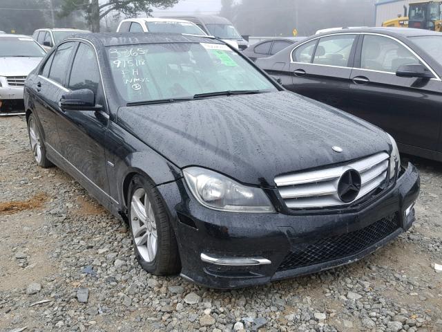 WDDGF4HB5CR194993 - 2012 MERCEDES-BENZ C 250 BLACK photo 1