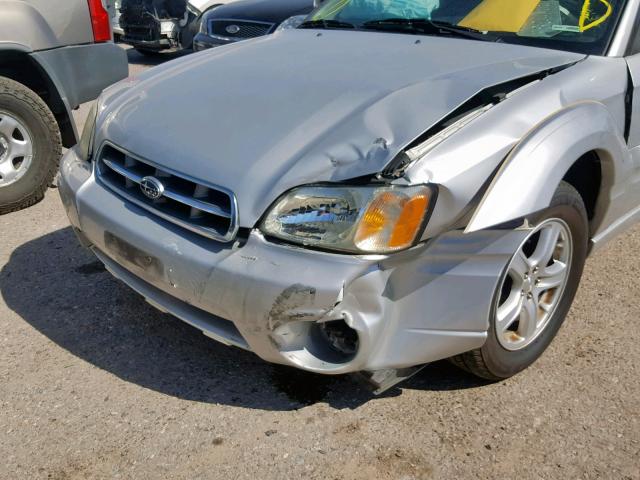 4S4BT62C567102142 - 2006 SUBARU BAJA SPORT SILVER photo 9