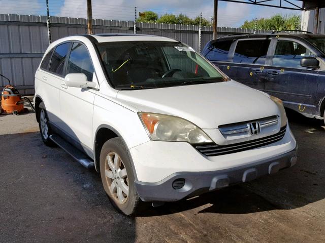 5J6RE38769L003910 - 2009 HONDA CR-V EXL WHITE photo 1