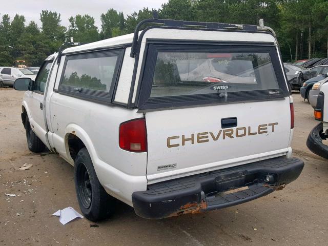 1GCCS1453YK273713 - 2000 CHEVROLET S TRUCK S1 WHITE photo 3