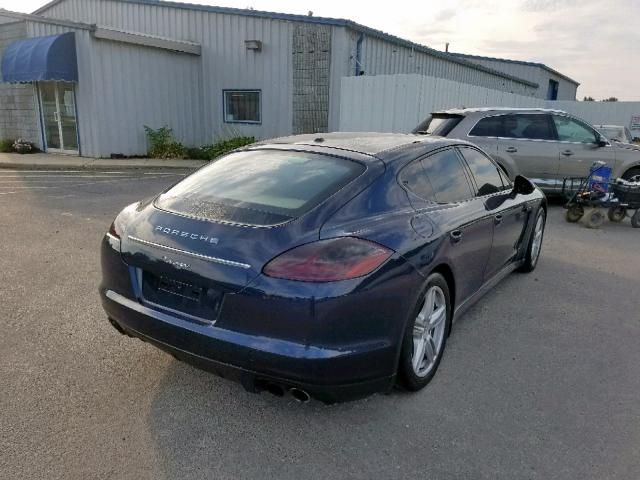 WP0AB2A79AL064866 - 2010 PORSCHE PANAMERA S BLUE photo 4