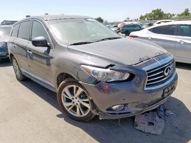 5N1AL0MN2DC331499 - 2013 INFINITI JX35 GRAY photo 1