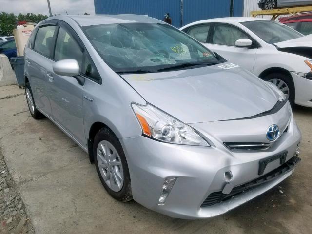 JTDZN3EU4D3230005 - 2013 TOYOTA PRIUS V SILVER photo 1