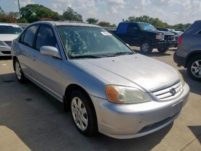 2HGES26813H599744 - 2003 HONDA CIVIC EX SILVER photo 1