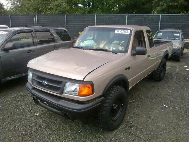 1FTCR15X6VPA73550 - 1997 FORD RANGER SUP TAN photo 2