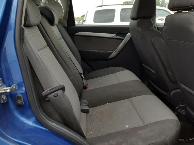 KL2TD66E69B662273 - 2009 PONTIAC G3 BLUE photo 6