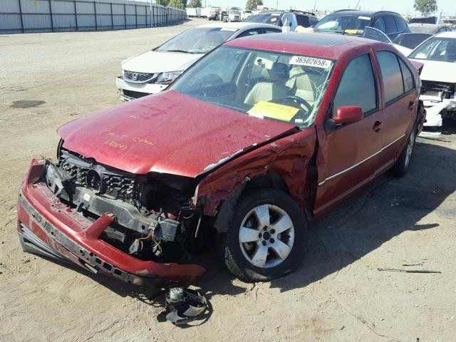 3VWSR69M35M047399 - 2005 VOLKSWAGEN JETTA GLS RED photo 2