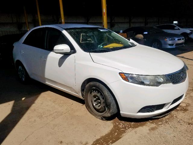 KNAFU4A27C5644198 - 2012 KIA FORTE EX WHITE photo 1