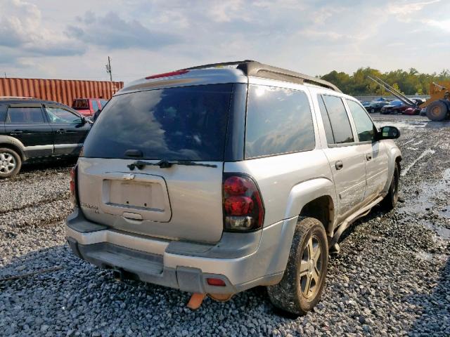 1GNES16S966130127 - 2006 CHEVROLET TRAILBLAZE SILVER photo 4