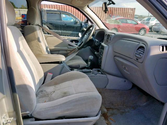 1GNES16S966130127 - 2006 CHEVROLET TRAILBLAZE SILVER photo 5