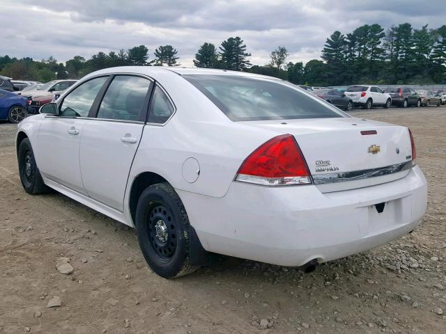 2G1WD5EM1B1236230 - 2011 CHEVROLET IMPALA POL WHITE photo 3