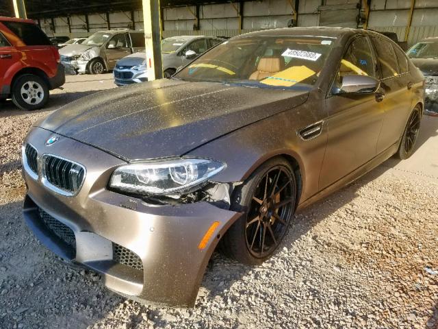 WBSFV9C53FD594911 - 2015 BMW M5 GOLD photo 2