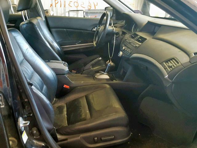 1HGCP36868A026911 - 2008 HONDA ACCORD EXL BLACK photo 5