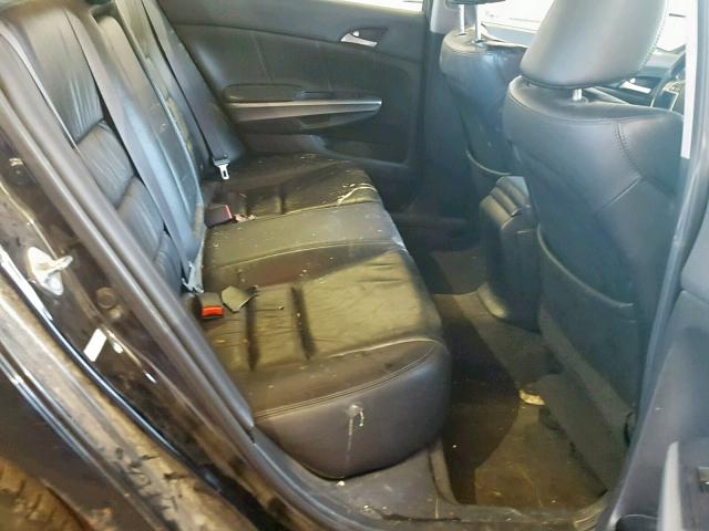 1HGCP36868A026911 - 2008 HONDA ACCORD EXL BLACK photo 6