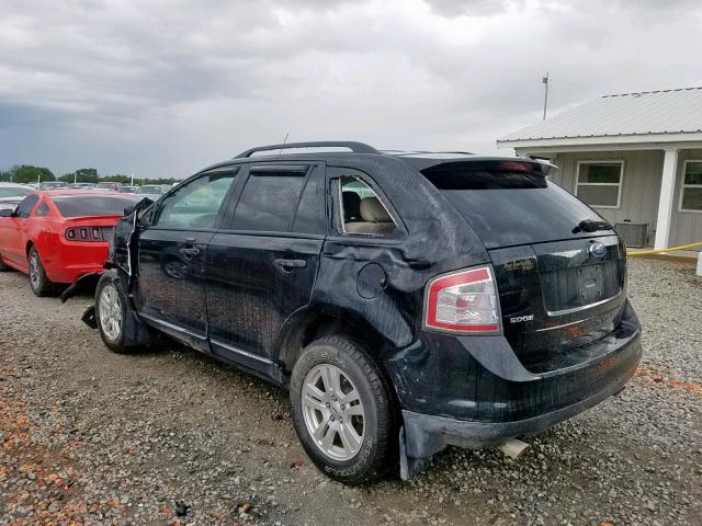 2FMDK36CX7BB25865 - 2007 FORD EDGE SE BLACK photo 3