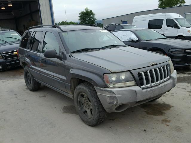 1J4GW48S44C389346 - 2004 JEEP GRAND CHER GRAY photo 1