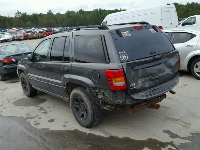 1J4GW48S44C389346 - 2004 JEEP GRAND CHER GRAY photo 3