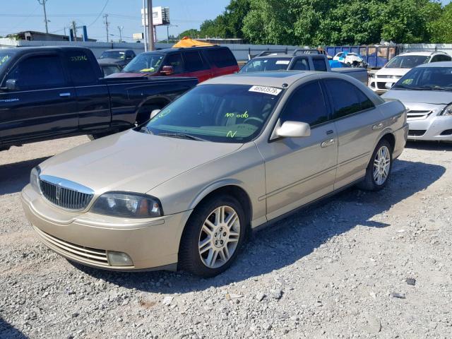 1LNHM87A95Y644931 - 2005 LINCOLN LS GOLD photo 2