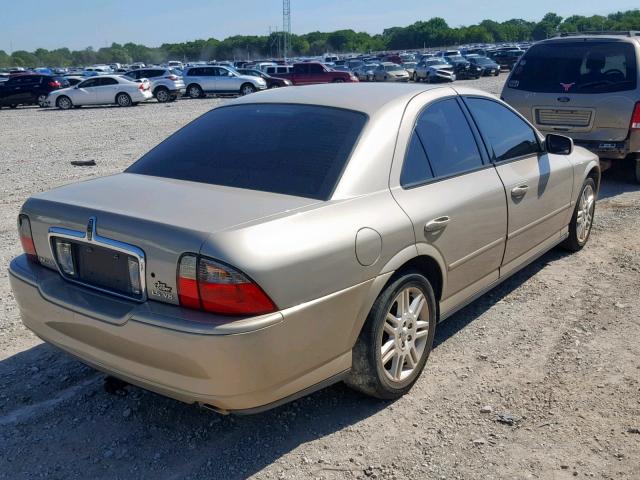 1LNHM87A95Y644931 - 2005 LINCOLN LS GOLD photo 4