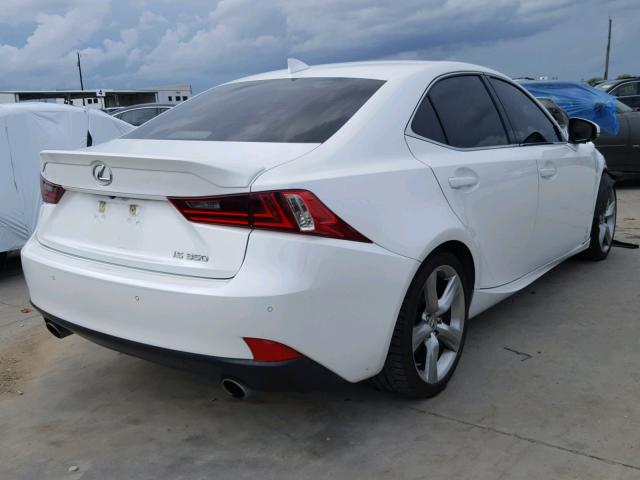 JTHBE1D20E5013710 - 2014 LEXUS IS 350 WHITE photo 4