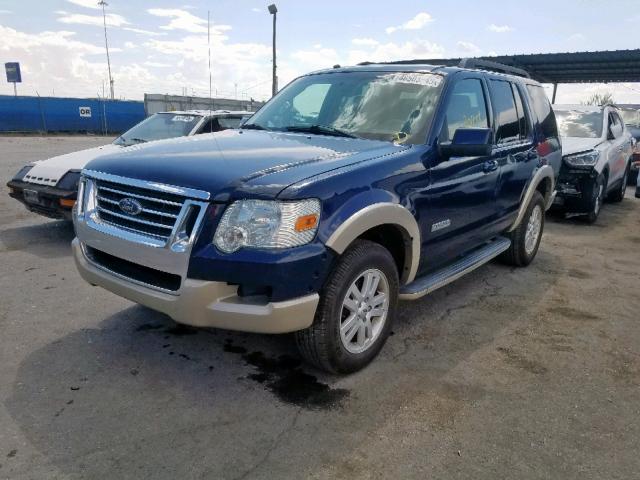 1FMEU74E68UA89131 - 2008 FORD EXPLORER E BLUE photo 2