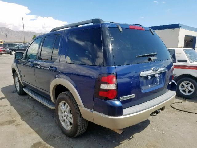 1FMEU74E68UA89131 - 2008 FORD EXPLORER E BLUE photo 3