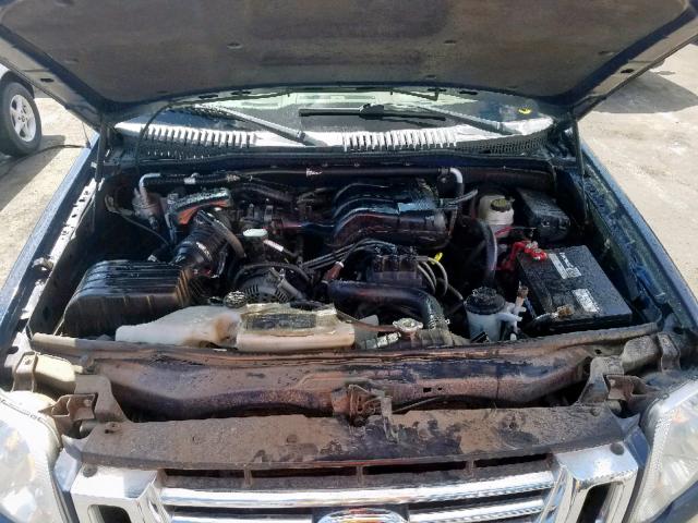 1FMEU74E68UA89131 - 2008 FORD EXPLORER E BLUE photo 7