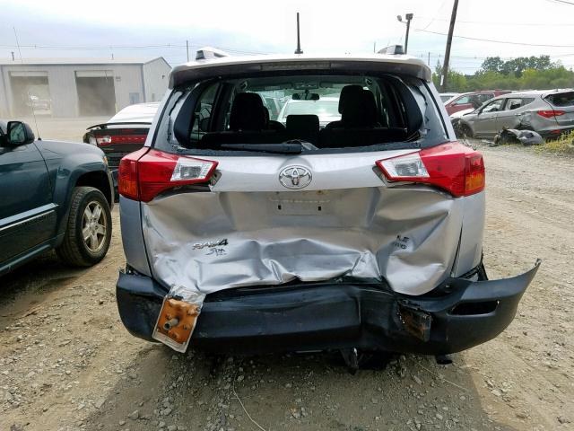 2T3BFREV2FW245757 - 2015 TOYOTA RAV4 LE SILVER photo 9