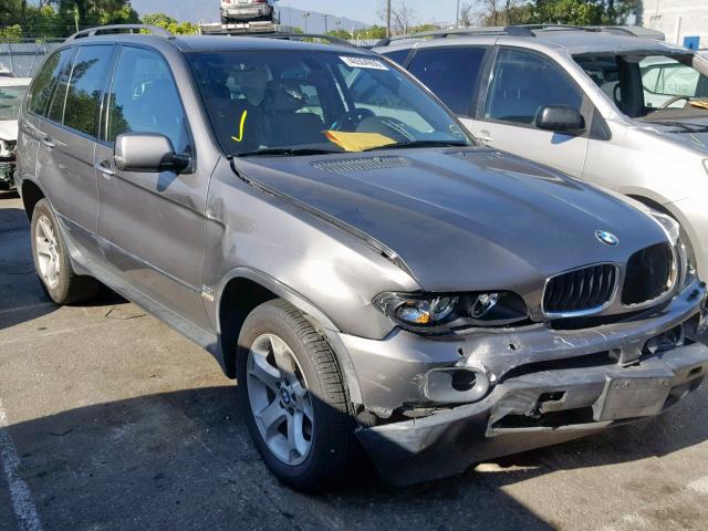 5UXFA13574LU38361 - 2004 BMW X5 3.0I SILVER photo 1