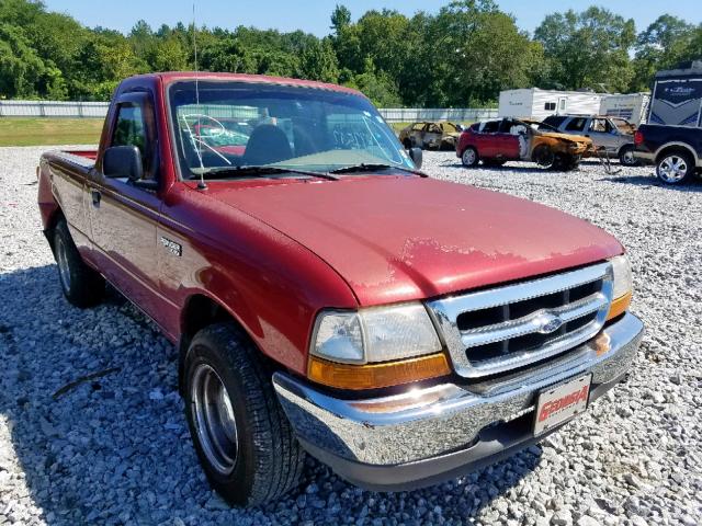 1FTYR10VXXPC10049 - 1999 FORD RANGER RED photo 1
