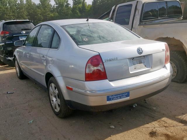 WVWRH63B93P451195 - 2003 VOLKSWAGEN PASSAT GLX 银色 照片 3