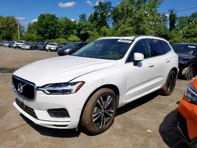 LYV102RK9KB232980 - 2019 VOLVO XC60 T5 WHITE photo 2