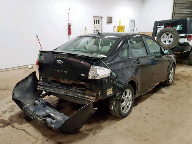 1FAHP36N19W131375 - 2009 FORD FOCUS SES BLACK photo 4