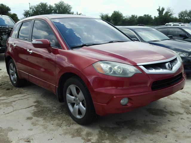 5J8TB18537A013344 - 2007 ACURA RDX TECHNO MAROON photo 1