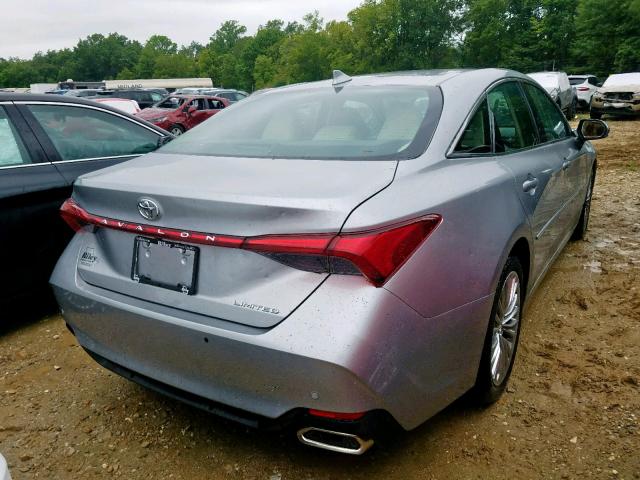 4T1BZ1FB9KU003791 - 2019 TOYOTA AVALON XLE SILVER photo 4