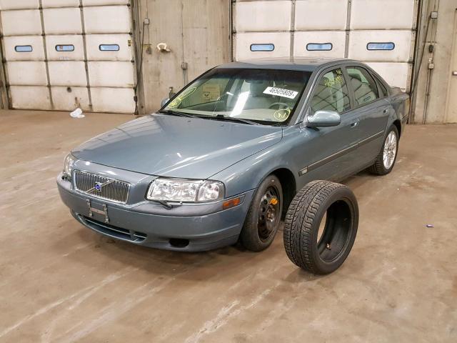 YV1TS94D311207240 - 2001 VOLVO S80 BLUE photo 2