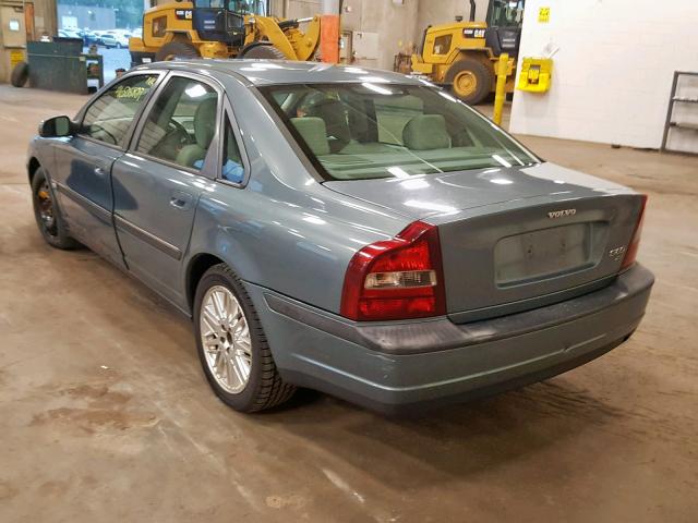 YV1TS94D311207240 - 2001 VOLVO S80 BLUE photo 3