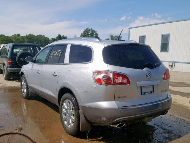 5GAKVCED9CJ388871 - 2012 BUICK ENCLAVE SILVER photo 3