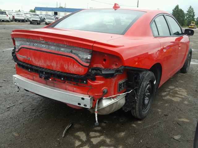 2C3CDXJG6JH189762 - 2018 DODGE CHARGER GT RED photo 4