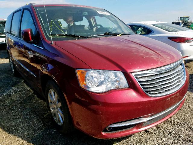 2C4RC1BG6ER339289 - 2014 CHRYSLER TOWN & COU RED photo 1