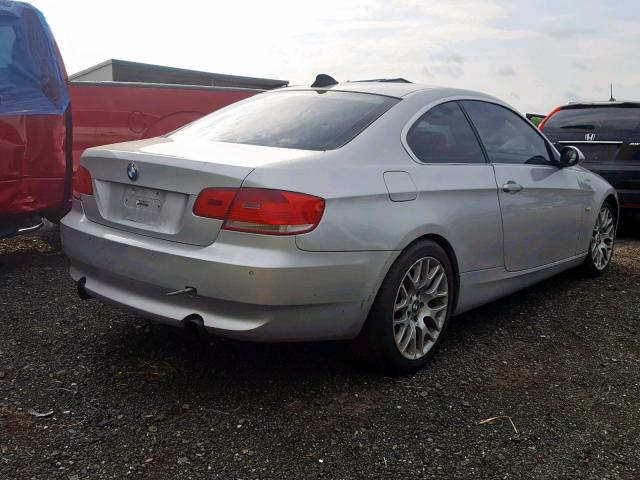 WBAWC73588E066213 - 2008 BMW 335 XI SILVER photo 4