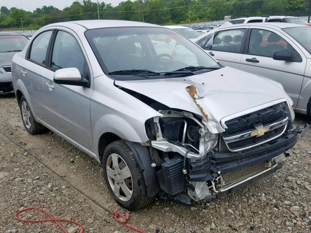 KL1TD5DEXBB183152 - 2011 CHEVROLET AVEO LS SILVER photo 1